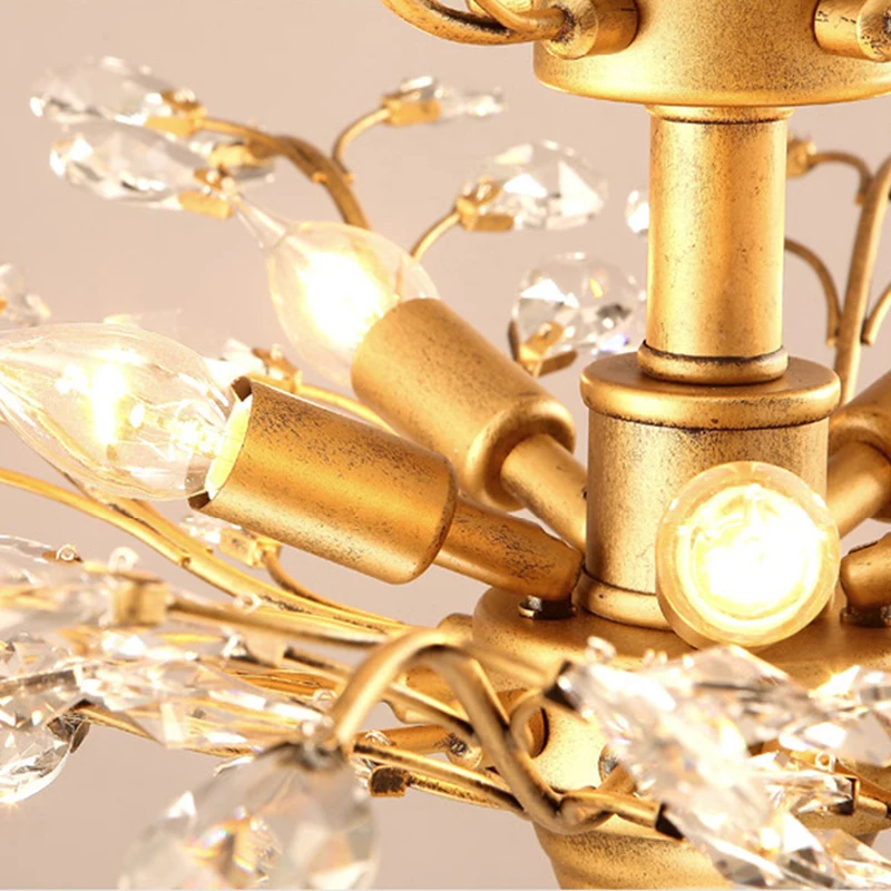 Креативная Подвесная лампа в стиле АР-деко Современная хрустальная люстра K9