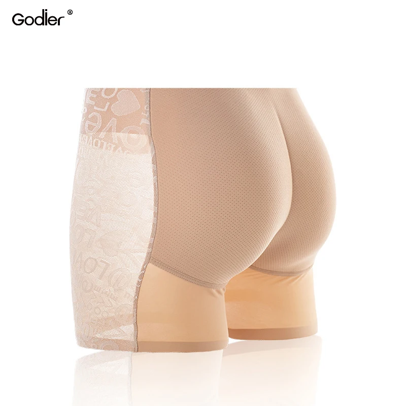 Нижнее белье Godier бесшовные трусики с накладками на ягодицы пуш ап
