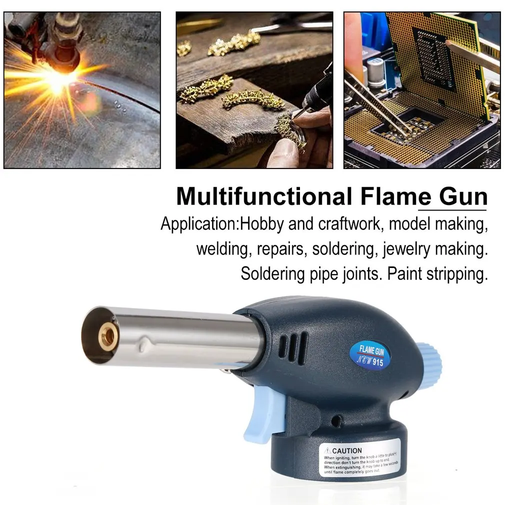 Газовая горелка Бутановая автоматическое нагревание зажигание Пламенный