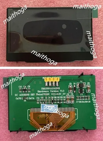 Модуль OLED-экрана SSD1309 2 42 дюйма 4 контакта белый/желтый/синий совместим с