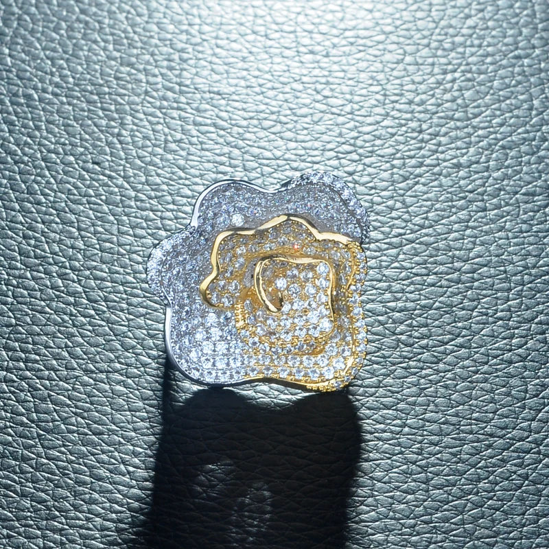 Комплект из колье и серёг с фианитом в комплекте 4 шт. | Украшения аксессуары