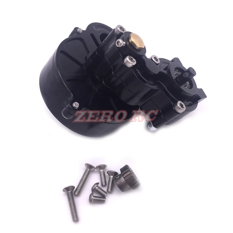 RC 1/10 масштаб осевой SCX10 металлическая коробка передач в сборе с HD стальным