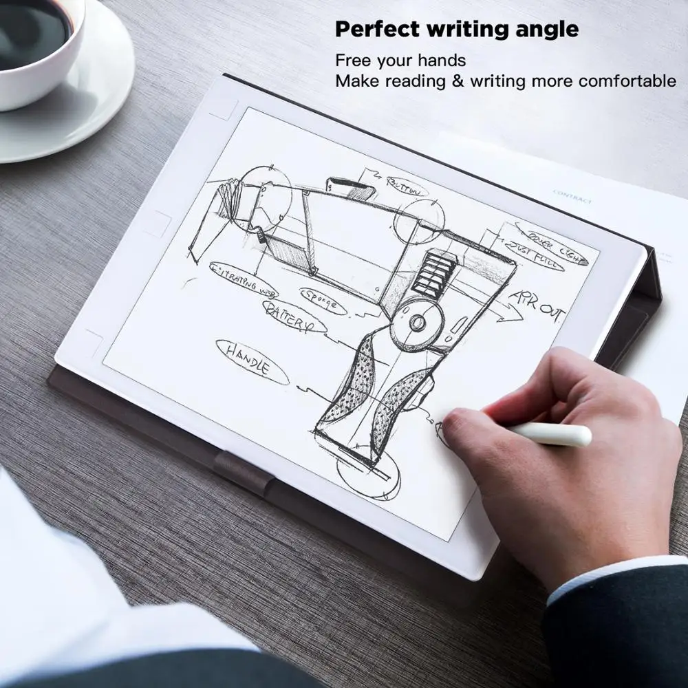 Новинка 2020 Оригинальный чехол Boox Note 2/Note Pro встроенный для электронной книги умный
