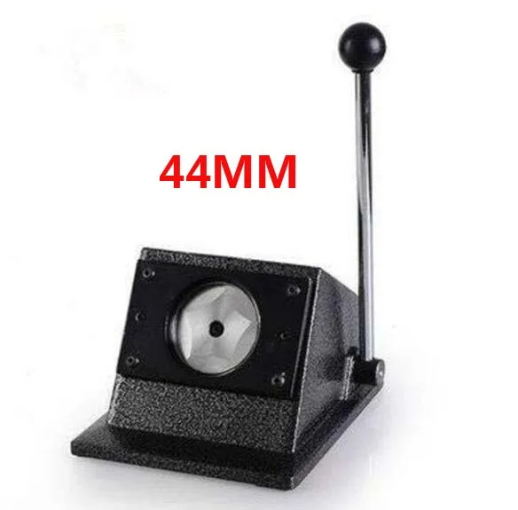 44MM Ручные круглые кнопки, бумажный резак, значки, Круглый резак, 25/32/37/44/58 мм, кнопки - Цвет: 44MM