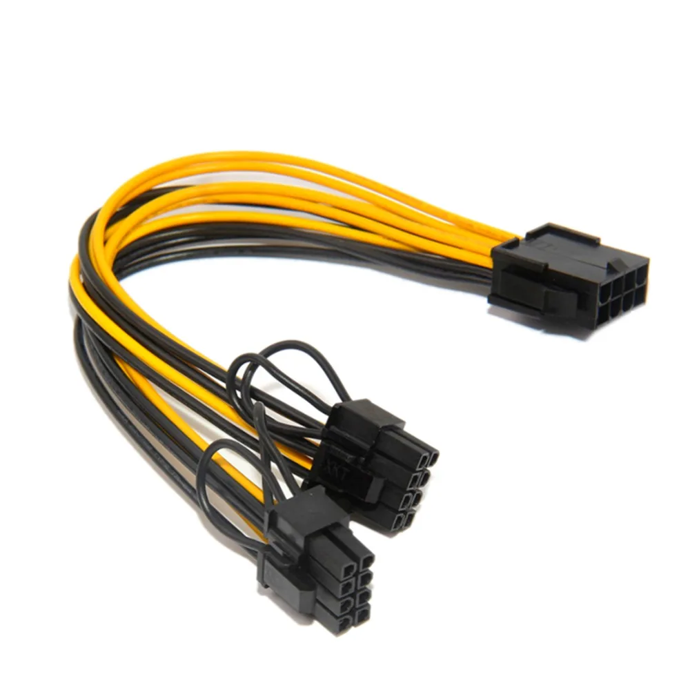 1 шт. камер Мгновенной Печати Mini 8-pin 8pin двойной (6 + 2) Pin PCIe видеокарта Мощность