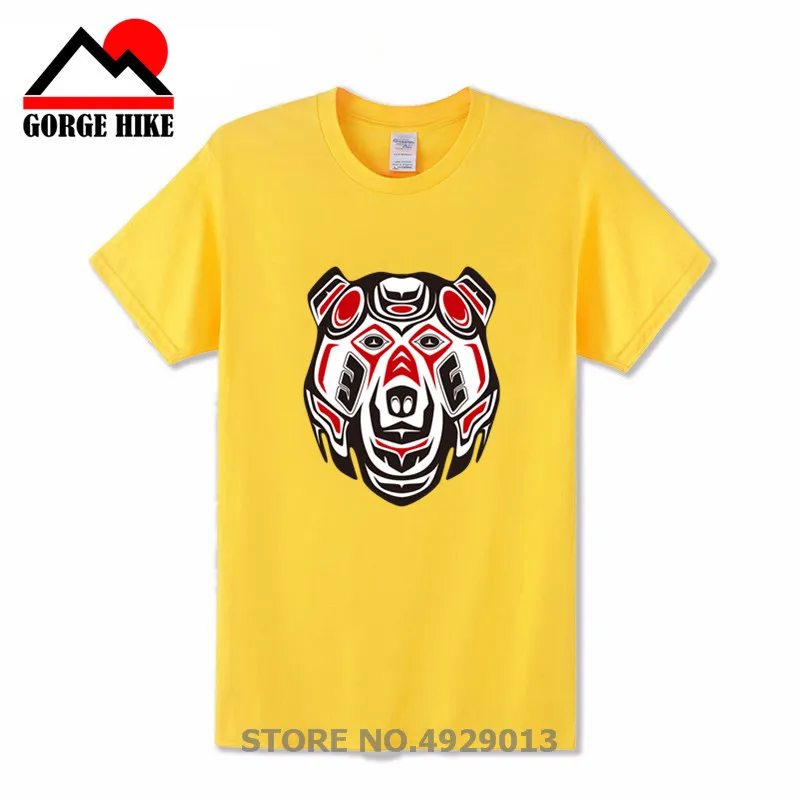 Мужская футболка смешного стиля с принтом в виде животных Haida Spirit haida Crab