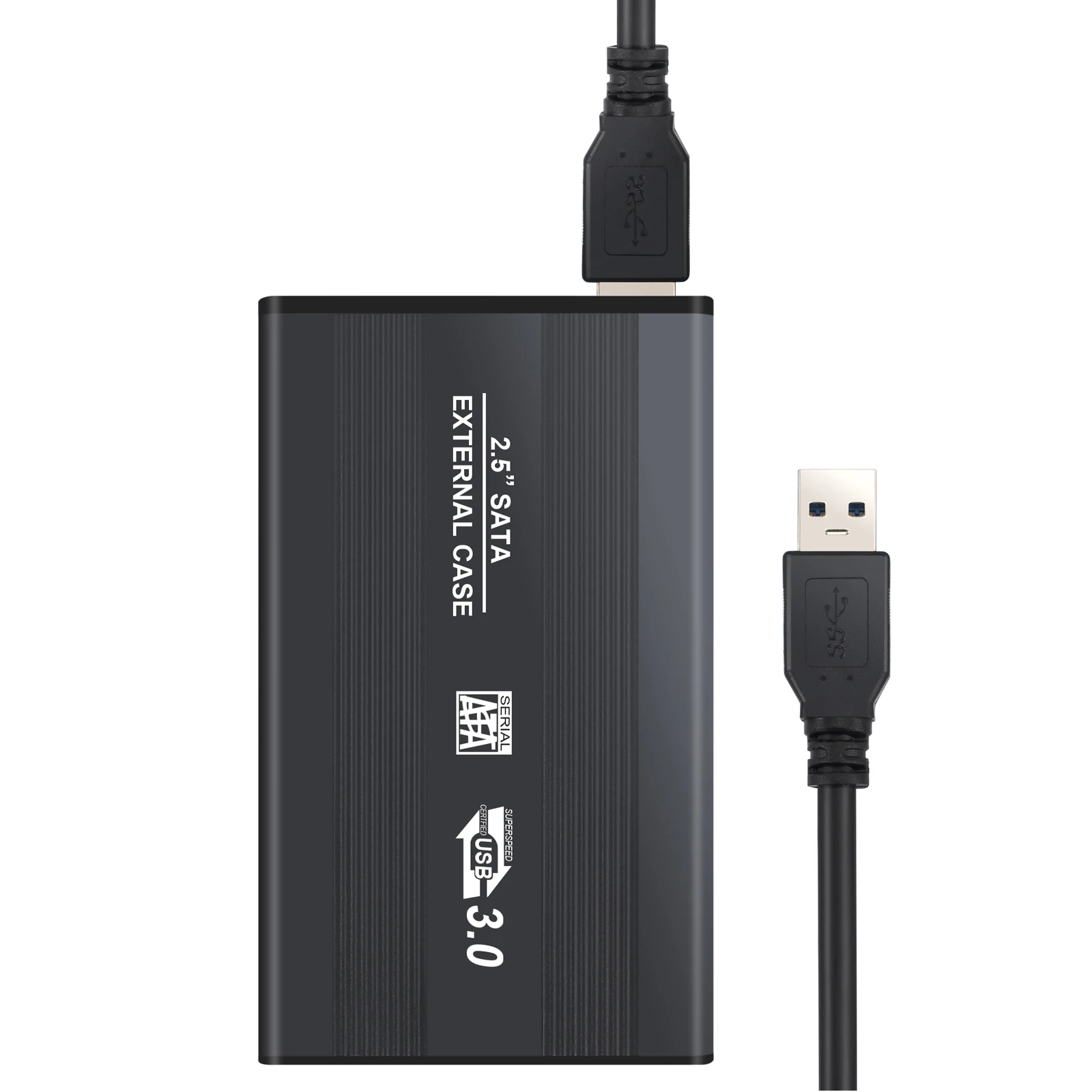 ESYNiC USB 3,0 внешний жесткий диск 2," SATA HDD SSD Корпус чехол Caddy черный алюминиевый корпус до 5 г/локон и 2000 Гб