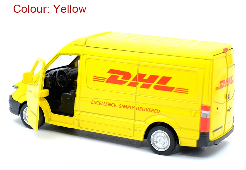 РМЗ CITY 1:36 Sprinter фургон(DHL) сплава литья под давлением модель автомобиля игрушка с оттягиваемая назад для детей подарки коллекция игрушка
