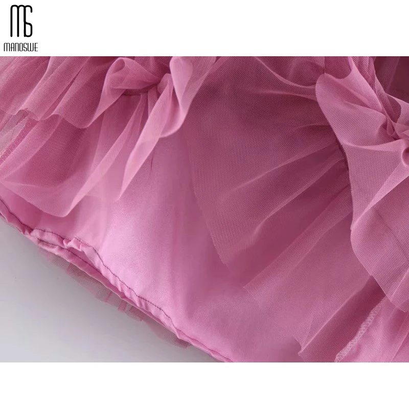 Manoswe сексуальные шифоновые ниспадающие Короткие вечерние платья женские милые