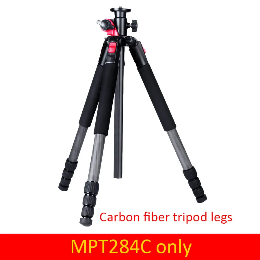 Профессиональный компактный тренога Manbily MPT-284 68,5 дюйма с поперечным центром для Canon Nikon sony DSLR camera s Video DV - Цвет: MPT284C