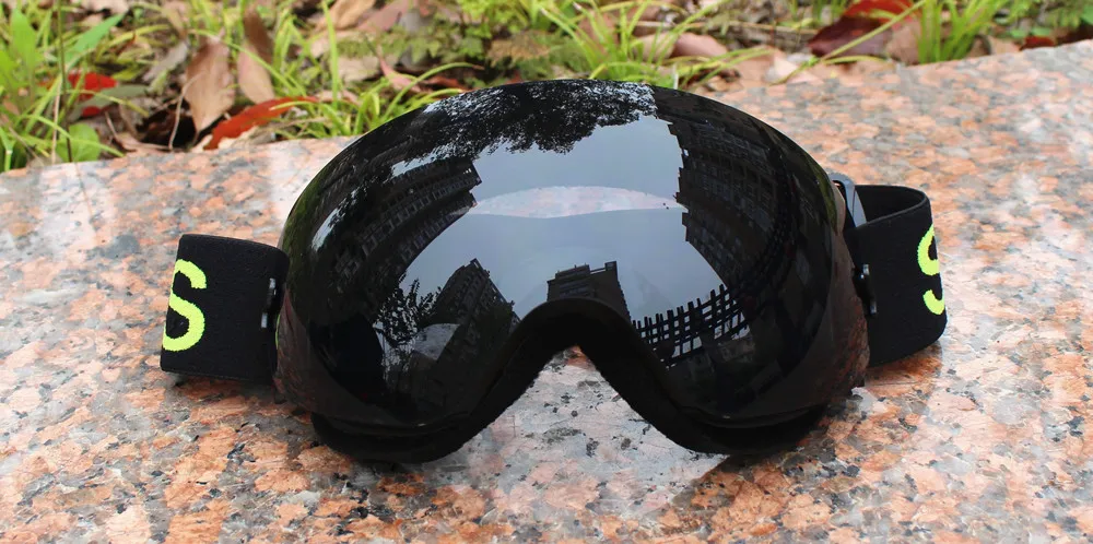 ski goggles one layers UV400 anti-fog big ski mask glasses skiing men women snow Adult snowboard goggles Skiing Eyewear
