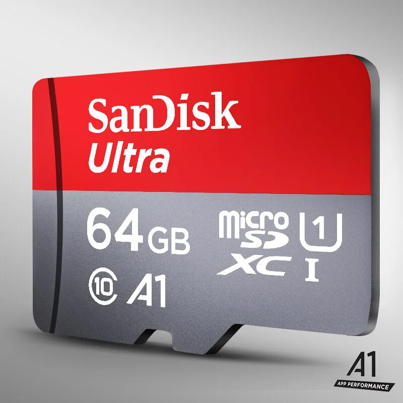SanDisk microSD карта 256 ГБ 200 128 Гб 64 32 16 microSDHC/SDXC UHS-I памяти до 98 МБ/с./с скорость чтения для