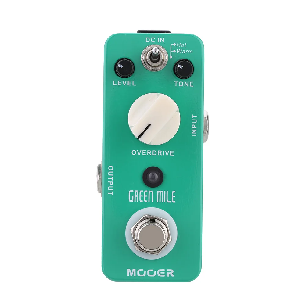 Mooer Green Mile Micro Mini Overdrive педаль эффектов для электрогитары True Bypass|true bypass|mooer greenmooer green