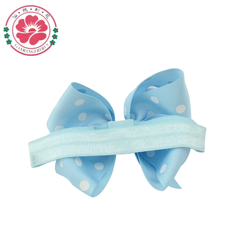 Повязка на голову с бантом для девочек 2 шт. 4 дюйма эластичная повязка аксессуары