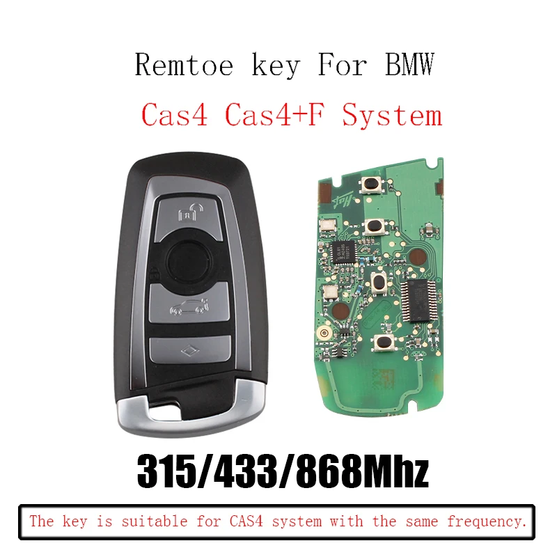 315/43/868мгц умный дистанционный брелок для BMW F CAS4 3 5 7 серии F01 F02 F03 F04 F11 F07 F10 F30 KR55WK49863
