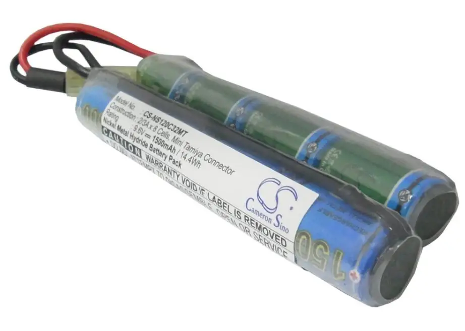 Аккумулятор Cameron Sino 1500 мАч для страйкбольных пистолетов AUGM AUGRT CAR15 FNP90 G36 G36C G3A4 M4A1 RIS