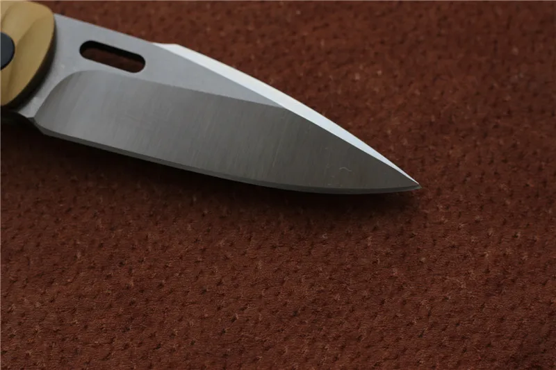 Складной нож MIKER SMF-2 медные прокладки лезвие S35VN G10 + титановая ручка походные