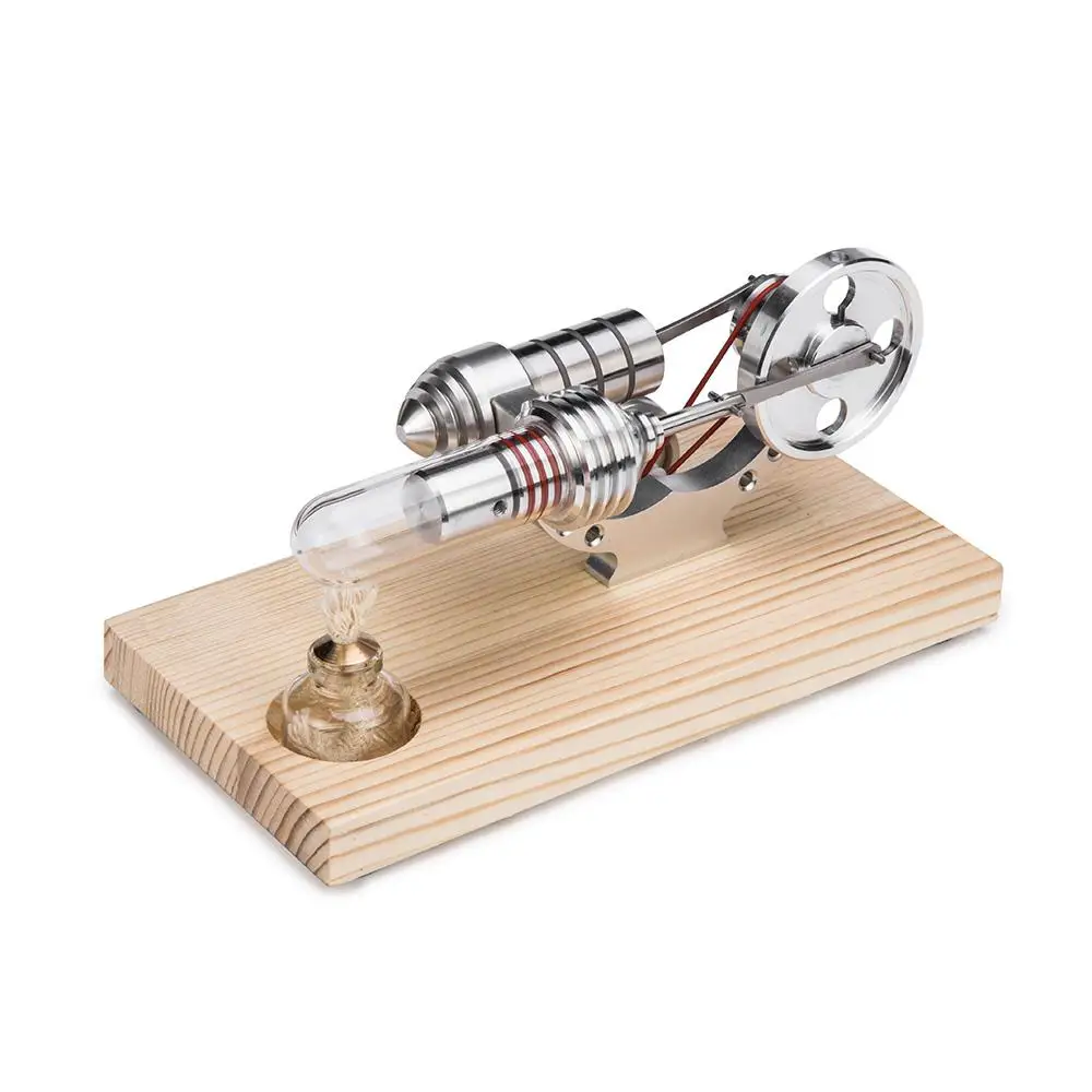 Мини двигатель Stirling DIY креативная Модель двигателя образовательный тепловой