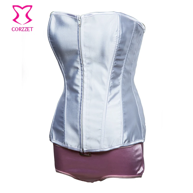 Белый корсет топ и розовые шорты Пасхальный костюм кролика для взрослых игра