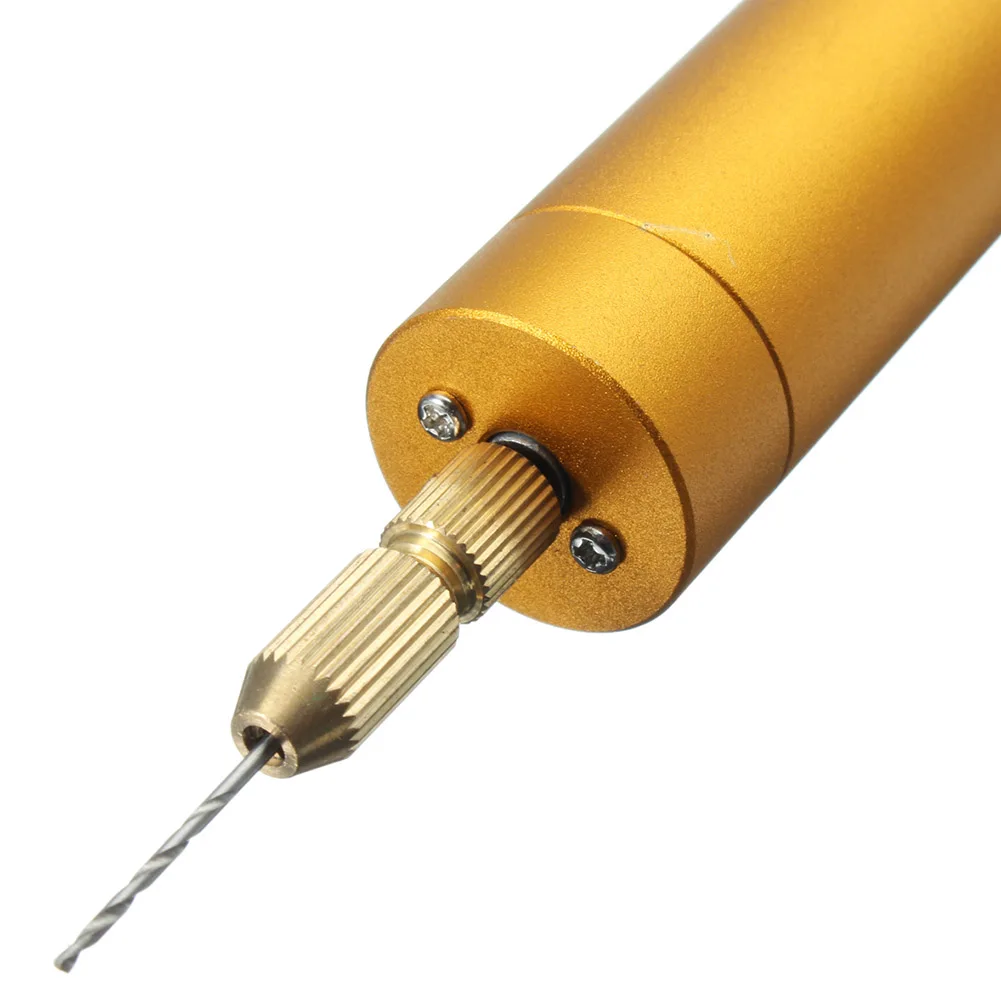 DC 5V мини алюминиевый электродвигатель ручной дрели 10 поворотных бит DIY для дерева