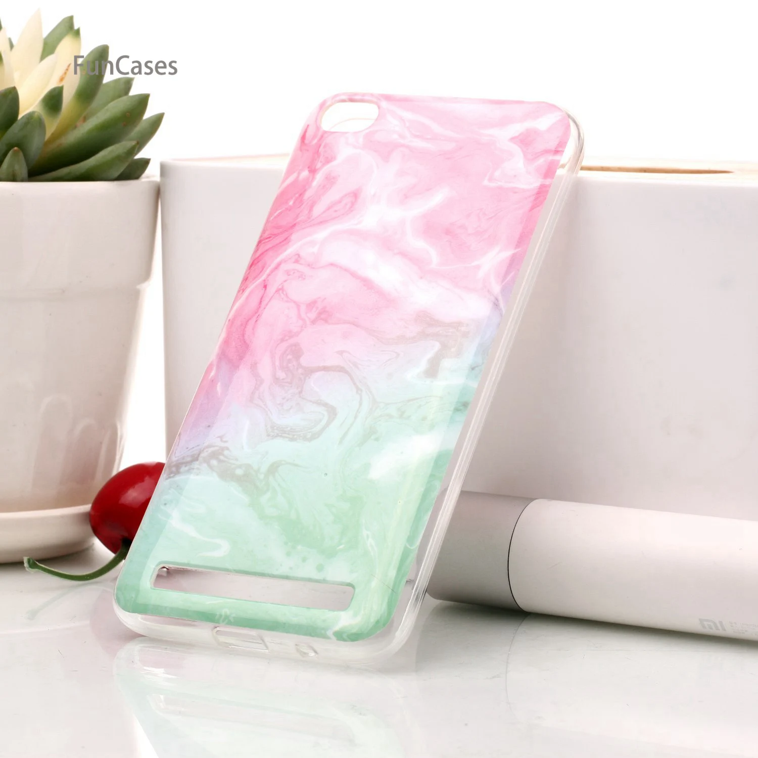 Цветок чехол СПС Estuche Redmi 5A ТПУ Мягкая задняя крышка мобильный Глянцевая кобуры
