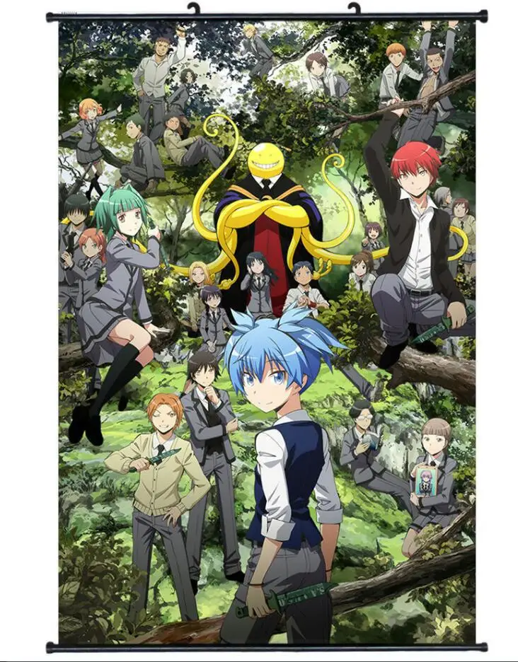 Классный японский мультфильм аниме постер домашний Декор настенный прокрутка