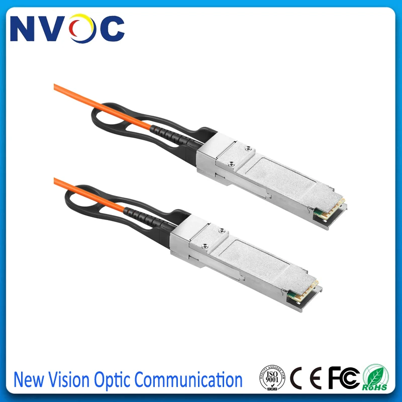Бесплатная доставка 2 шт./лот 40G QSFP + до 4 * SFP OM2 активный оптический кабель 4x10G Breakout