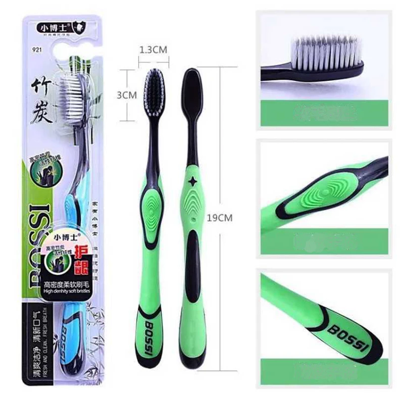 Bamboo Charcoal Soft Nano Toothbrush Ultra Brush Dental Care Nano-antibacterial | Красота и здоровье