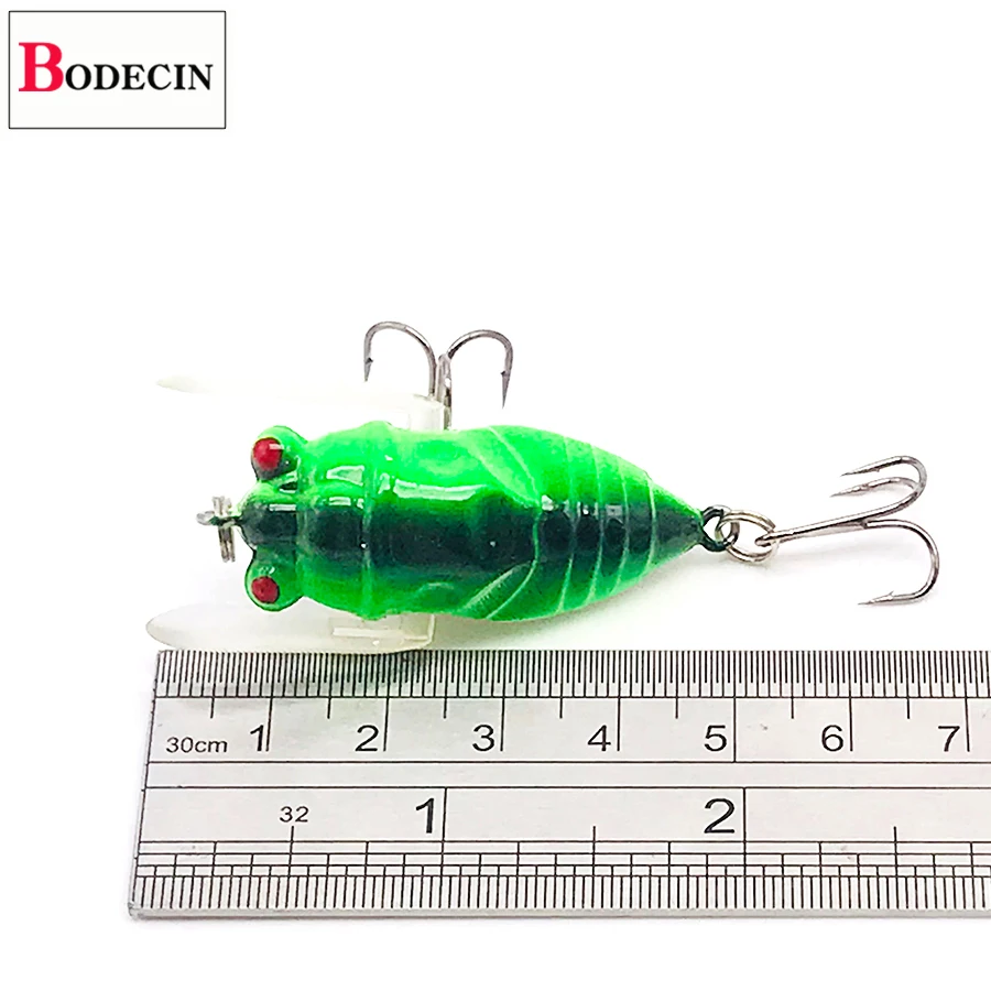 Cicada Swimbait Джеркбейт рыболовный снасти/безделушки/Искусственные/поддельные приманки для форель окунь Троллинг насекомое/жесткий/Рыбалка/Поверхностная приманка