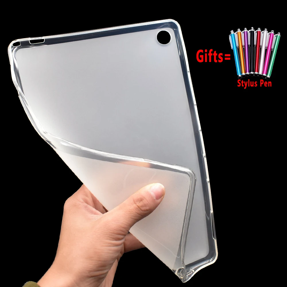 Экологически чистый силиконовый мягкий чехол для планшета huawei MediaPad M5 Lite 10 10," BAH2-W09 BAH2-L09 BAH2-W19 Funda