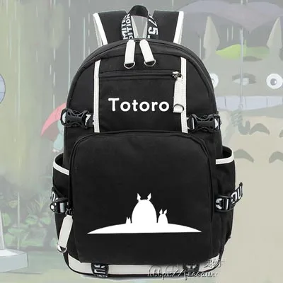 Горячая Miyazaki Hayao Аниме Тоторо рюкзак косплей модная светящаяся Холщовая Сумка