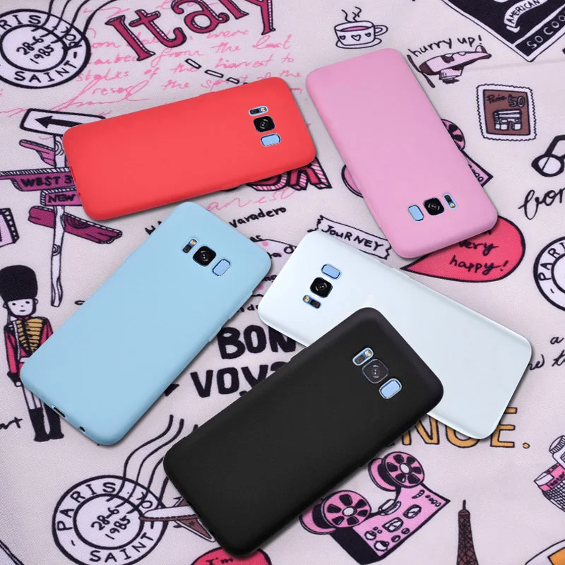 Candy Solid Color Silicone Phone Soft TPU Back Cover Shell Fundas for Samsung Galaxy J5 J7 J310 J510 J710 J330 J530 J730 Case |
