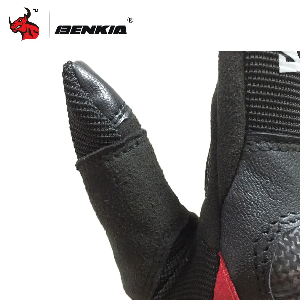 Мотоциклетные Перчатки для сенсорных экранов BENKIA защитные гоночные перчатки из