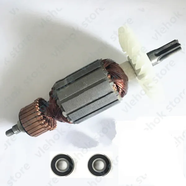 Rotor Bearing 220 V-230 V ротор якоря заменить для экскаватора Hitachi 360591E DH40MRY DH40MR DH40SR DH40FR шлицевой хвостовик перфоратор Мощность часть инструмента - Цвет: Rotor Bearing
