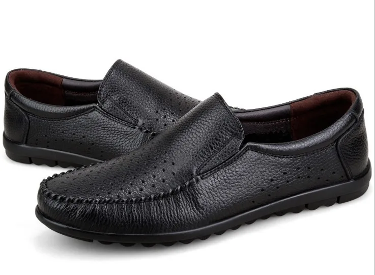 Cyabmoz/2017 мужские лоферы из натуральной кожи мокасины ручной работы кожаная