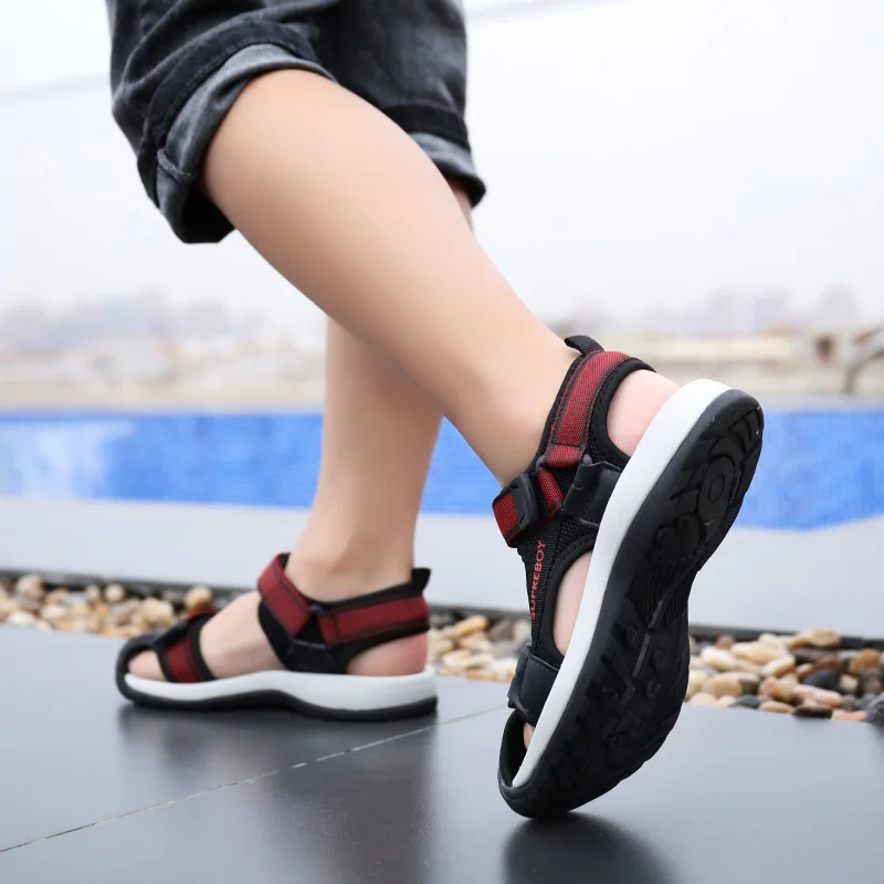 Летняя обувь детские дышащие сандалии пляжные для девочек и мальчиков уличные