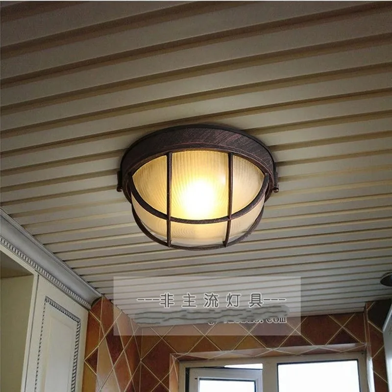 

Retro Iron Art Ceiling Lights Industrial Porch Kitchen Plafondlamp Bedroom Restaurant Corridor Dining Room Parlor Plafonnier