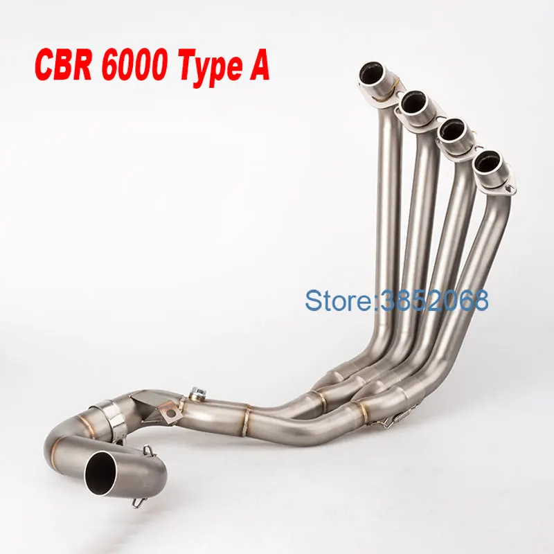 CBR650 CB650F выхлопная труба мотоцикла из нержавеющей стали для передняя изгиб полная