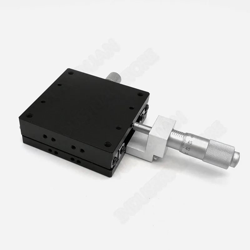 

Micrometer Sliding Table X Axis 60*60mm Manual Displacement Trimming Platform Linear Stage Mini High Precision Mini LGX60-C
