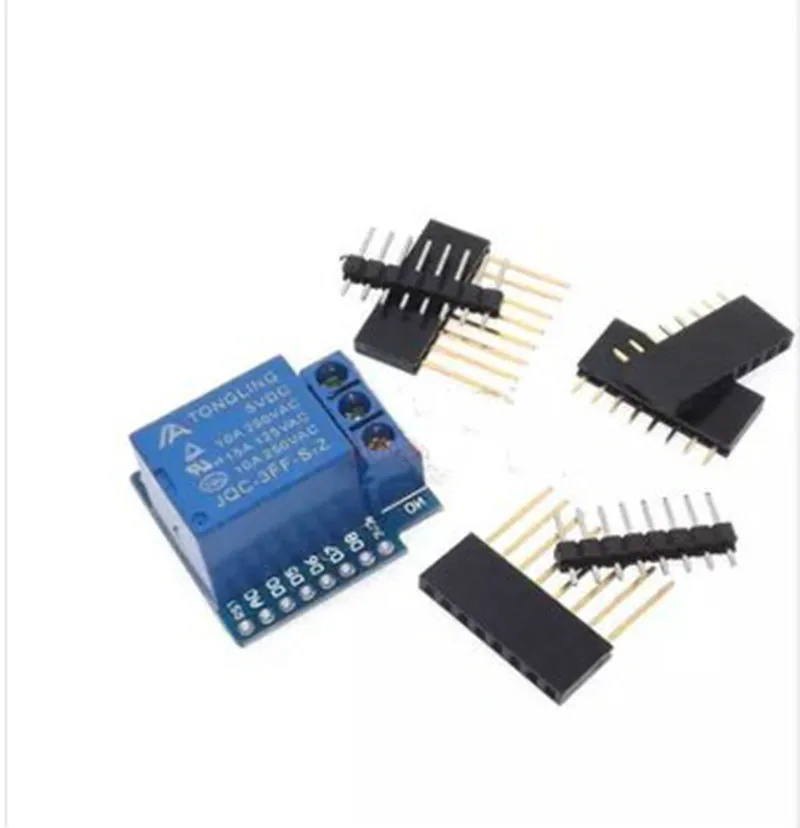 1Set Wemos D1 Mini Relay Shield One Channel Module For mini WIFI expansion board #Hbm0255 | Электронные компоненты и