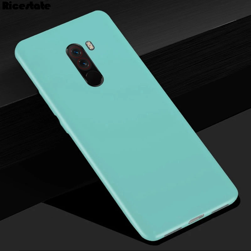 For Xiaomi Pocophone F1 case Matte frosted scrub thin TPU soft back cover for poco phone | Мобильные телефоны и