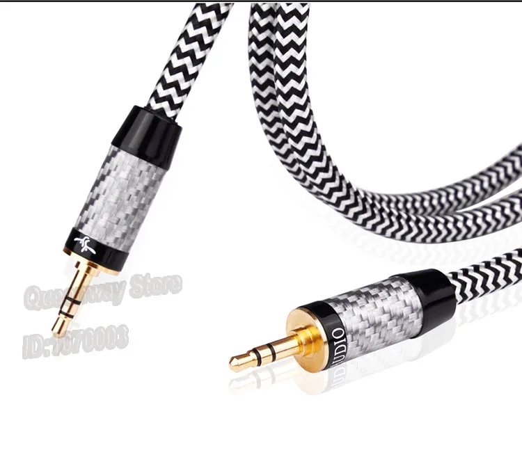 

HiFi Hi-end Hien 3.5mm Audio Cable Male To Male Car Driver Aux Cable Car Computer Connection Cable Speaker Phone Recording Cable