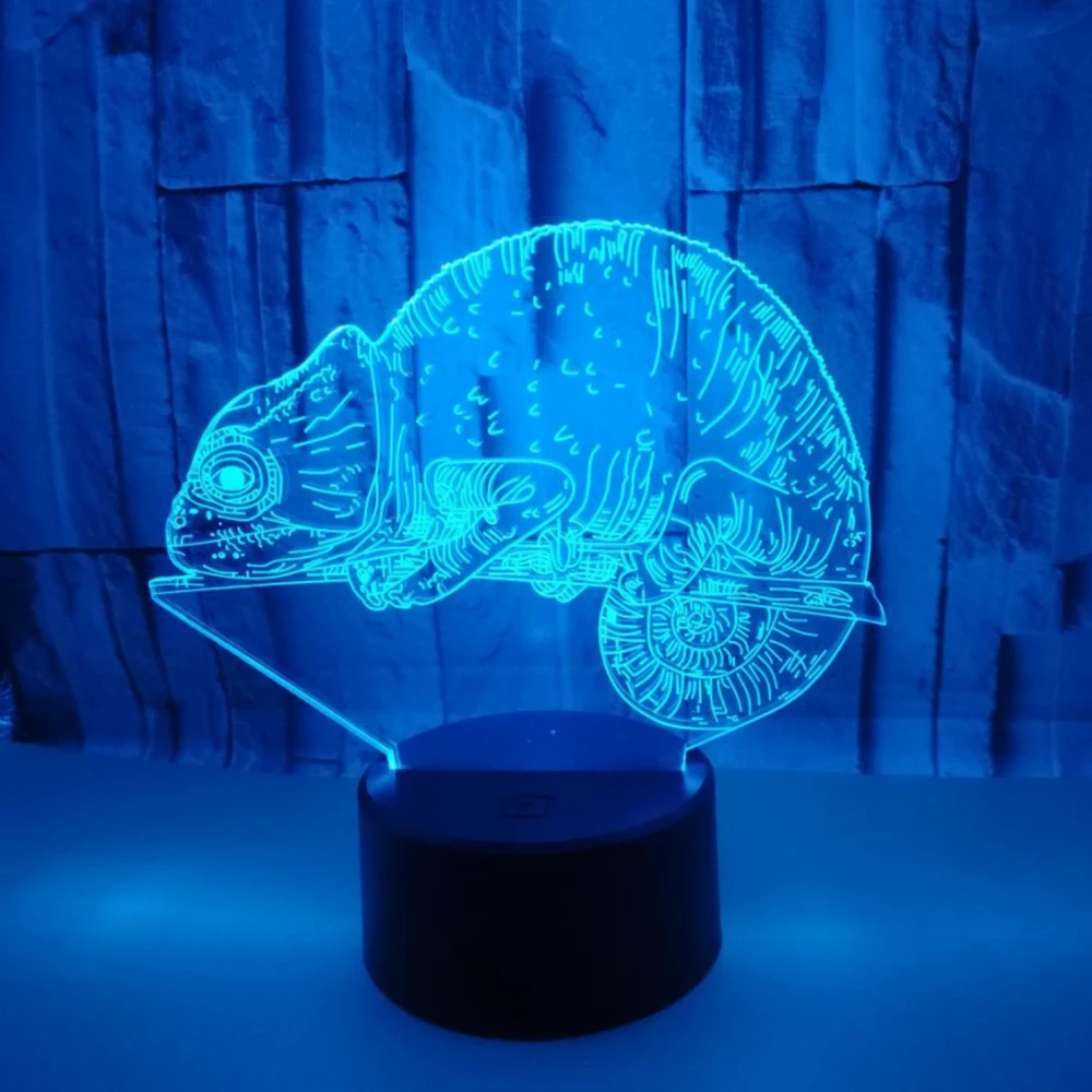 Лампа Chamel 3D иллюзия голограмма визуальные светодиодные ночники сенсорные USB