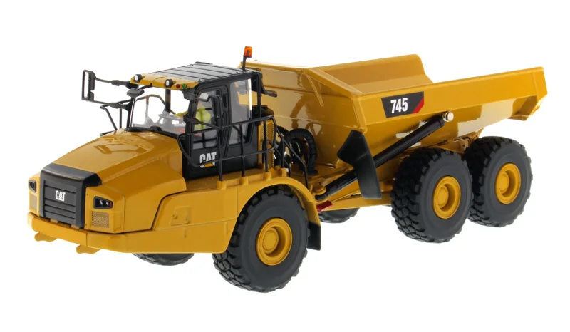 

DM 1:50 Scale CAT 745 ARTICULATED Hauler Mining Dump Truck Engineering Machinery Diecast Toy Model 85528 for Collection