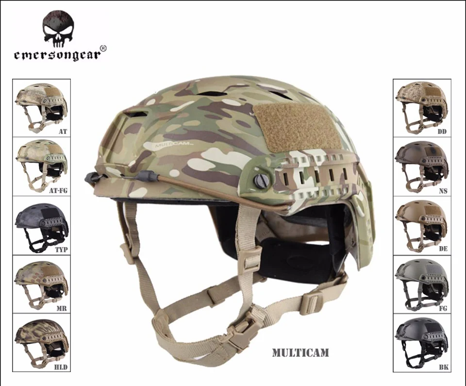 ЭМЕРСОН Быстрый Шлем BJ ТИП страйкбола боевой шлем EM5659|multicam trousers|multicam bagmulticam pouch |