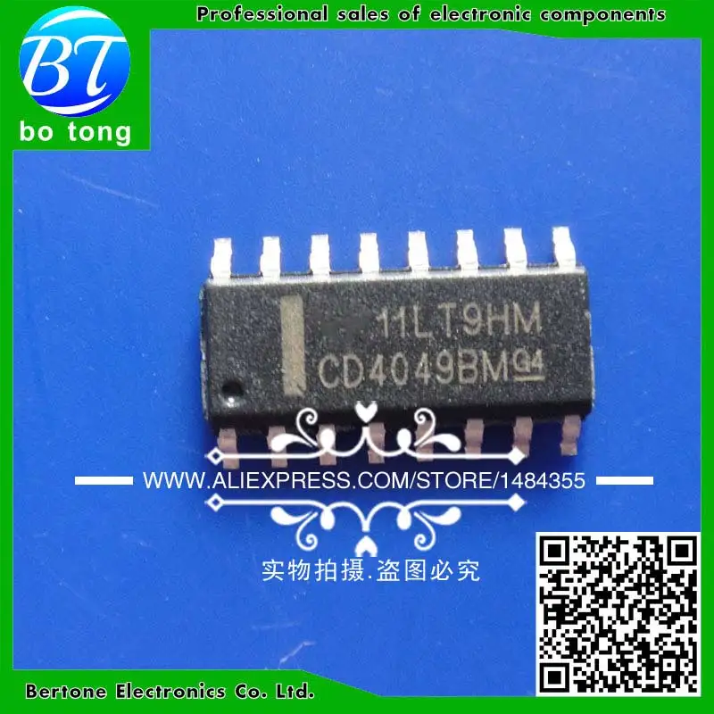 

100 шт./лот CD4049UBM CD4049BM HEF4049 HCF4049 SOP16