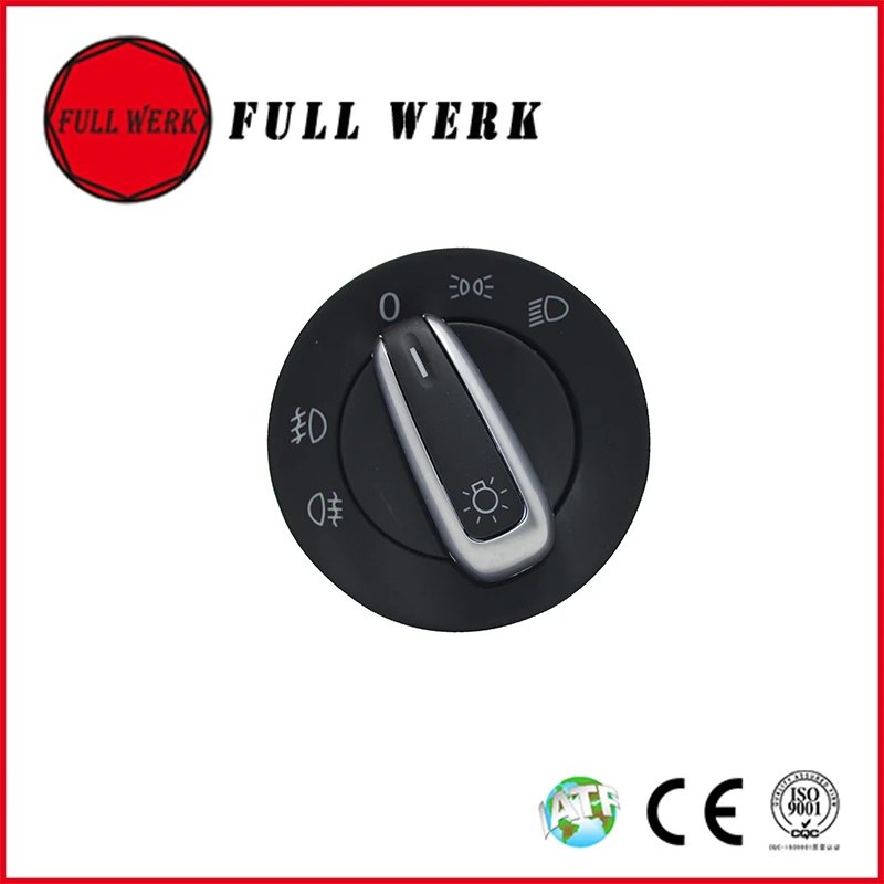 1 шт. хромированный автомобильный переключатель фасветильник