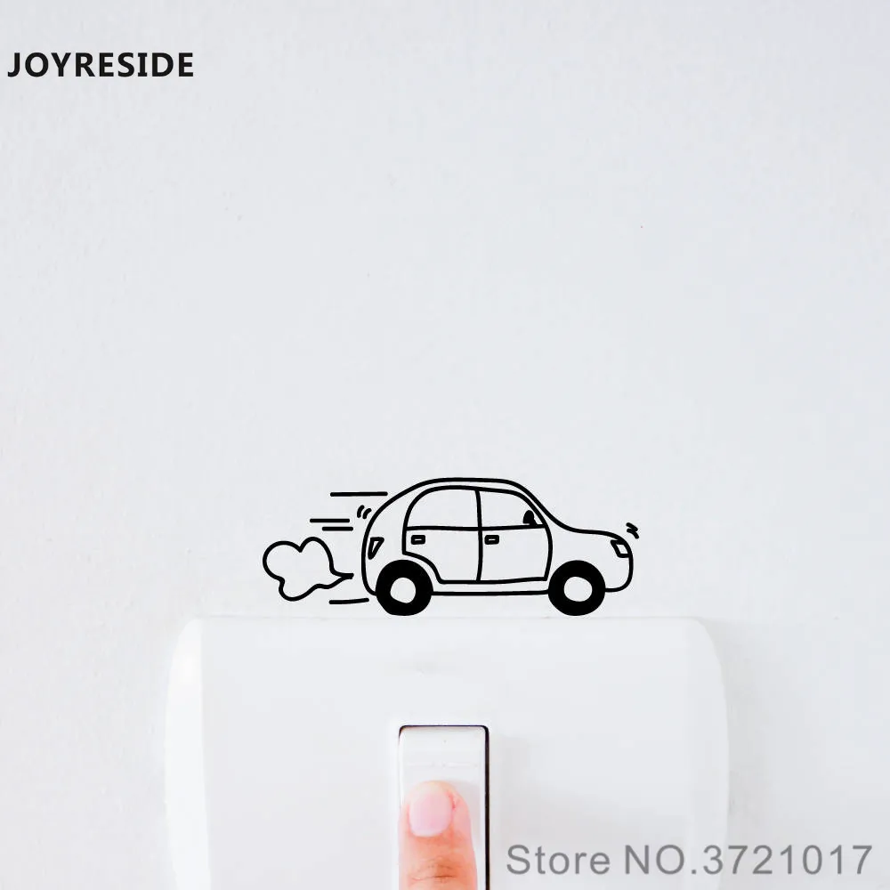 Joysebe симпатичная забавная подсветка для автомобиля переключатель маленькая
