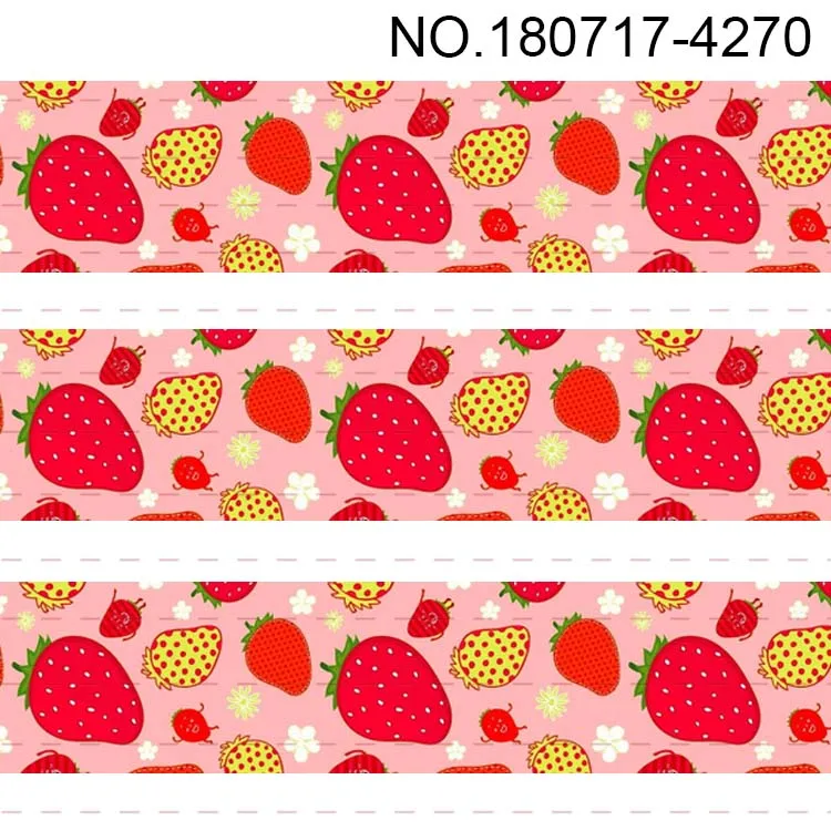 10 ярдов разные размеры лента с принтом фруктов