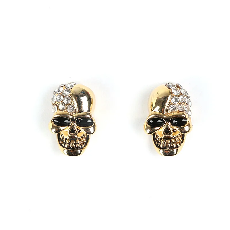 Explosions Jewelry Fashion Girls Retro Smooth Skull Stud Earrings Personalized Female | Украшения и аксессуары